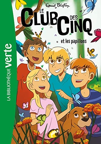 Le Club des Cinq et les papillons - Enid Blyton - Livre d'occasion