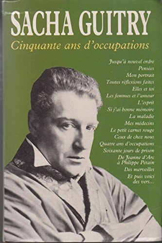 [OCC000326] Cinquante ans d'occupations - Sacha Guitry (Poche) - Livre d'occasion