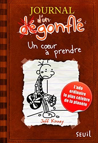 Journal d'un dégonflé - Un coeur à prendre - Jeff Kinney (Grand format) - Livre d'occasion