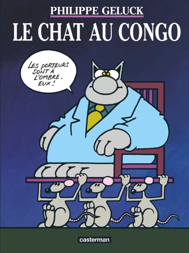 Le chat au Congo - Philippe Geluck - Livre d'occasion