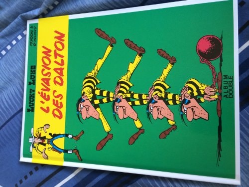 Lucky Luke album double l'évasion des daltons / en remontant le mississippi -  - Livre d'occasion