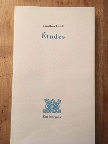 Études (French Edition) - Jonathan Littell (Grand format) - Livre d'occasion