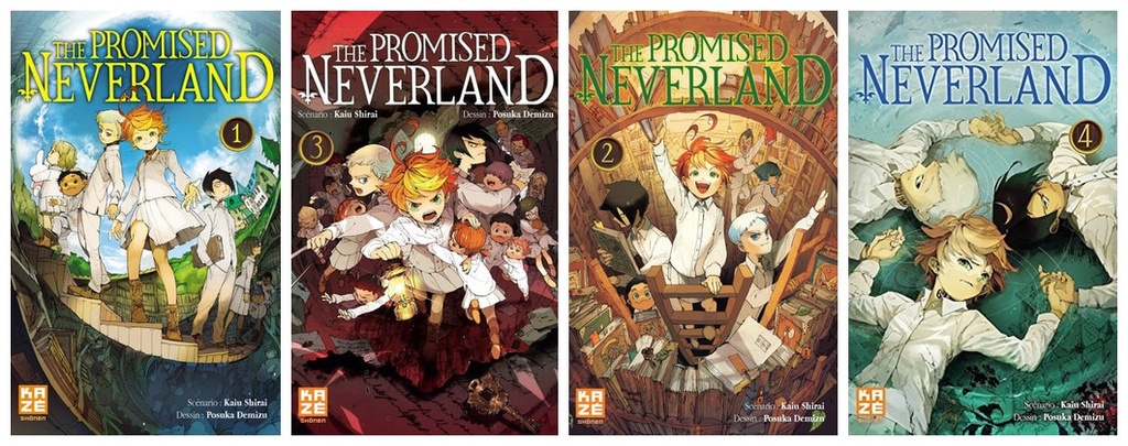 The Promised Neverland - Tomes 1 à 4
