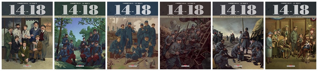 14-18 - Tomes 1 à 10 (dont intégrale T2 pour les tomes 6 à 10)