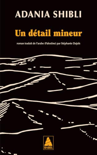Un détail mineur - Adania Shibli (Poche) - Livre d'occasion