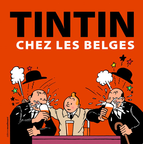 Tintin chez les belges - Daniel Couvreur  - Livre d'occasion