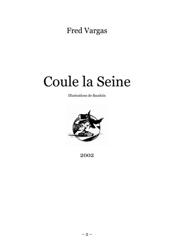 Coule la Seine - Fred Vargas (Poche) - Livre d'occasion