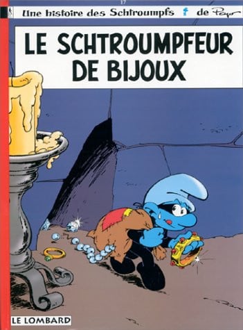 Les Schtroumpfs Lombard - Tome 17 - Le Schtroumpfeur de bijoux - Culliford Thierry, Parthoens - Livre d'occasion