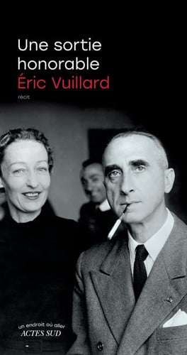 Une sortie honorable récit - Éric Vuillard (Grand format) - Livre d'occasion