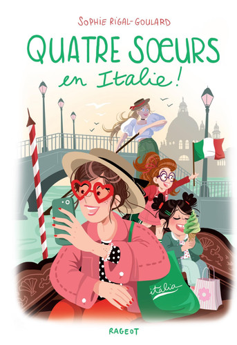 [OCC004323] Quatre soeurs en Italie ! - Sophie Rigal-Goulard (Grand format) - Livre d'occasion