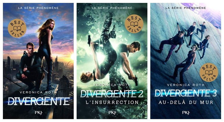 Divergente - Veronica Roth - Tomes 1 à 3 - Poche - Livre d'occasion