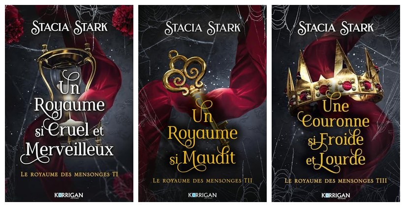 [OCC004562] Le royaume des mensonges - Stacia Stark - Tomes 1 à 3 - Grand format - Livre d'occasion