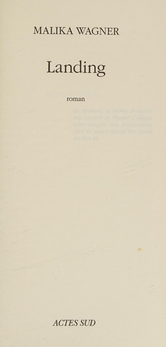 Landing - Livre d'occasion