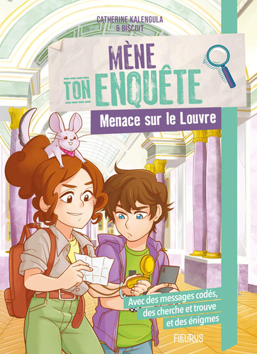 Mène ton enquête - Menace sur le Louvre - Livre d'occasion