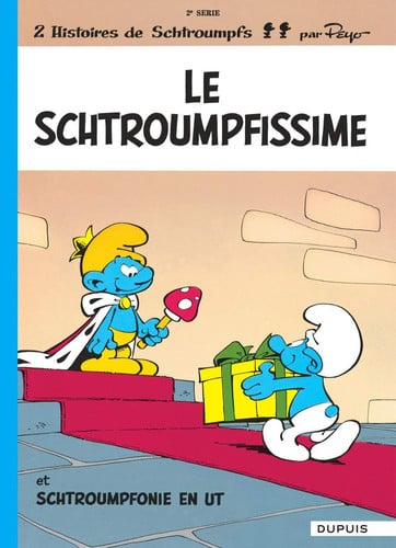 Les Schtroumpfs - Tome 2 - Le Schtroumpfissime - Delporte - Livre d'occasion