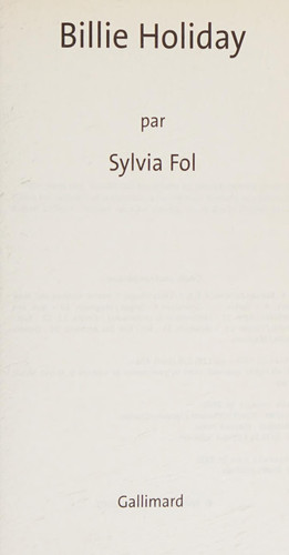 Billie Holiday - Sylvia Fol (Poche) - Livre d'occasion