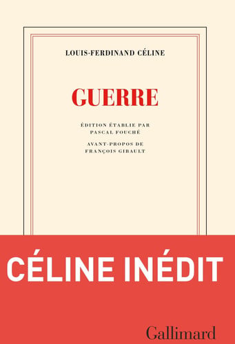Guerre - Céline, Louis-Ferdinand (Grand format) - Livre d'occasion