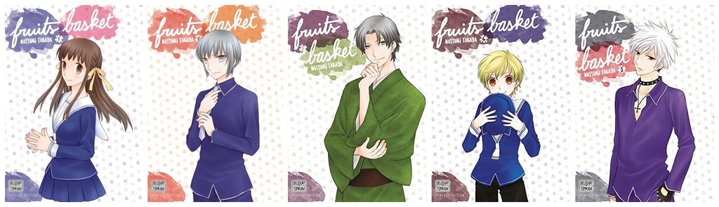 Fruits Basket Tomes 1 à 5 - Livre d'occasion