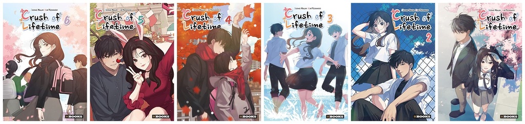 [OCC000430] Crush of lifetime - Tomes 1 à 6 + carnet - Livre d'occasion