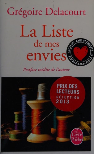 La liste de mes envies roman - Grégoire Delacourt (Poche) - Livre d'occasion