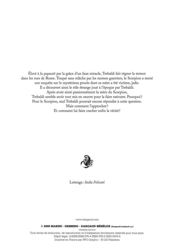 Le Scorpion T.8 - Livre d'occasion